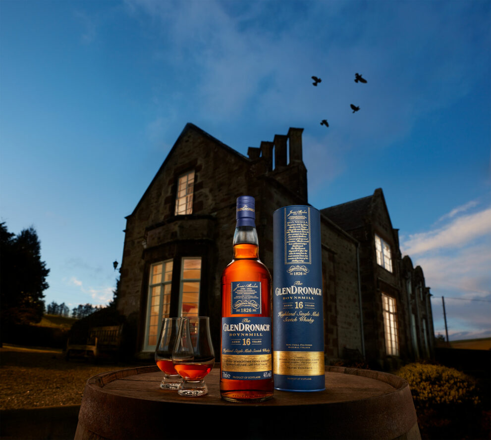 Glendronach Boynsmill Whisky by Peter Dibdin commercial photographer based in Edinburgh Scotland