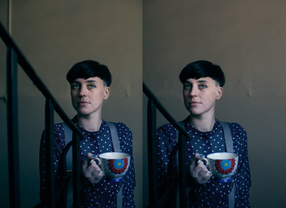 Stereoscopic Portrait Of Lucy.