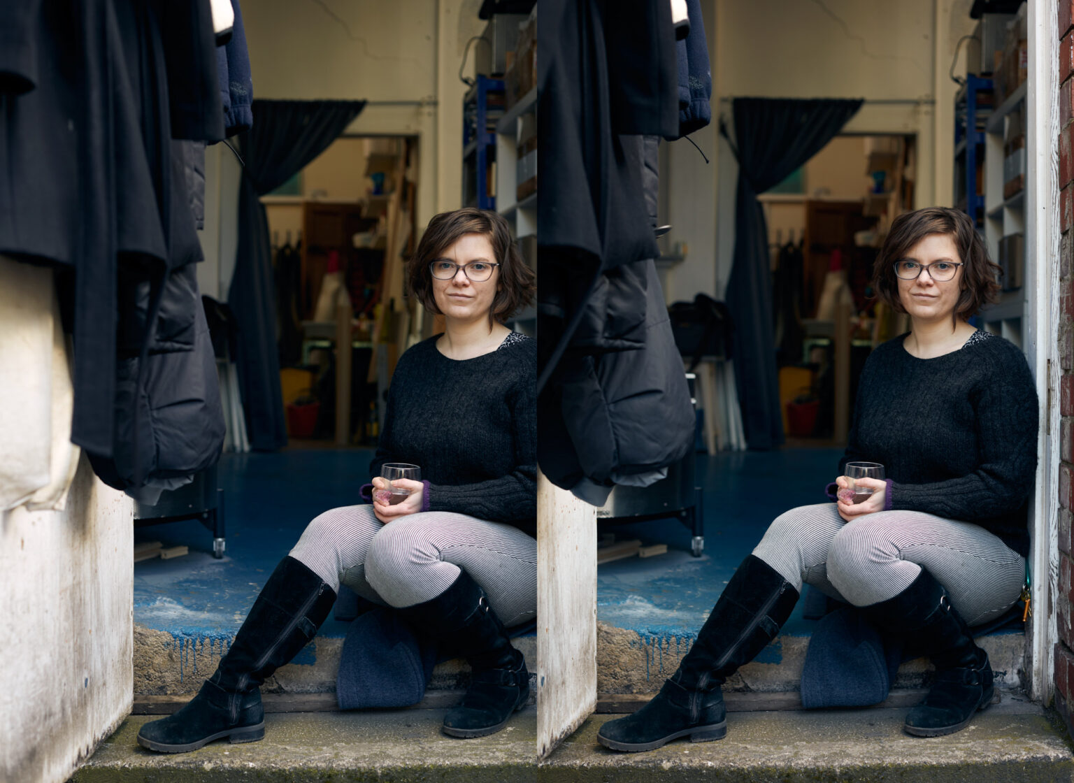 Stereoscopic Portrait Of Ainsley